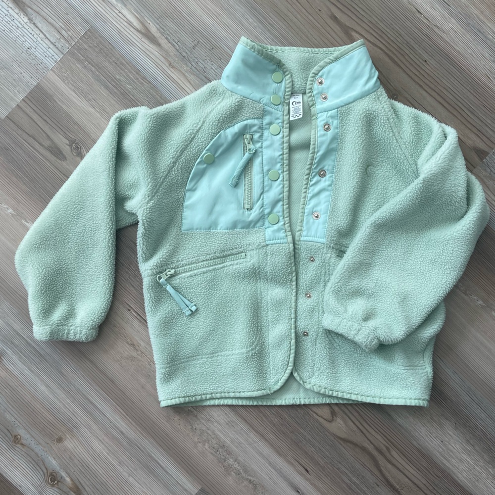 ZYIA | Kids Mint Green Fleece Jacket